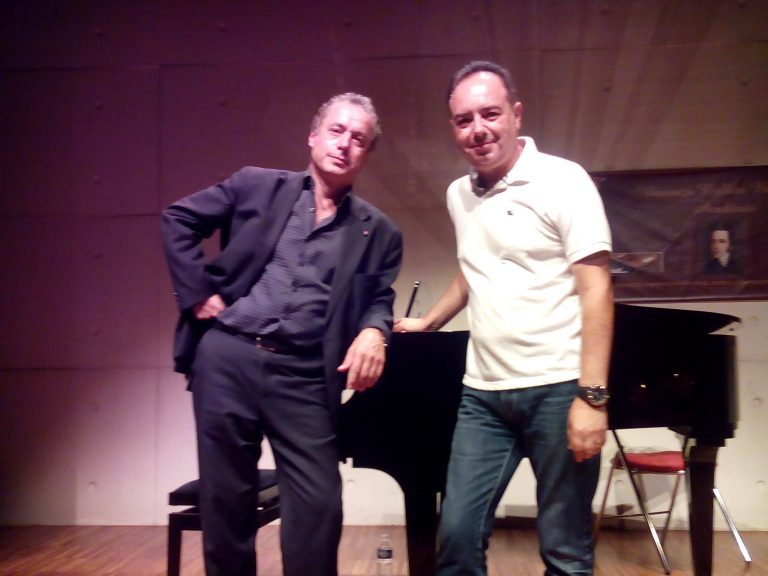 José Escandell junto a Marco Guidarini